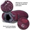 Ablanczoom Boys Girls Winter Snow Boots – Comfortable Warm Fur Lined Toddler Boot Outdoor Waterproof Slip On Walking Ankle Booties For Little Kid(Wine Red)
