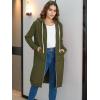 Ablanczoom Hoodies for Women Fashion Sweatshirts: Comfortable Full Zip Up Hoodie Womens Long Fleece Sweatshirt with Pockets(Army Green)