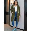 Ablanczoom Hoodies for Women Fashion Sweatshirts: Comfortable Full Zip Up Hoodie Womens Long Fleece Sweatshirt with Pockets(Army Green)