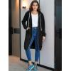 Ablanczoom Hoodies for Women Fashion Sweatshirts: Comfortable Full Zip Up Hoodie Womens Long Fleece Sweatshirt with Pockets(Black)