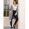 Ablanczoom Hoodies for Women Fashion Sweatshirts: Comfortable Full Zip Up Hoodie Womens Long Fleece Sweatshirt with Pockets(Black Stripe)