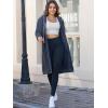 Ablanczoom Hoodies for Women Fashion Sweatshirts: Comfortable Full Zip Up Hoodie Womens Long Fleece Sweatshirt with Pockets(Dark Grey)
