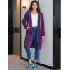 Ablanczoom Hoodies for Women Fashion Sweatshirts: Comfortable Full Zip Up Hoodie Womens Long Fleece Sweatshirt with Pockets(Purple)