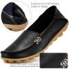 Ablanczoom Womens Loafers Flats Shoes: Comfort Round Toe Slip on Soft Moccasins Dressy Loafer for Driving Walking(Black)