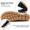 Ablanczoom Womens Loafers Flats Shoes: Comfort Round Toe Slip on Soft Moccasins Dressy Loafer for Driving Walking(Black)