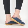 Ablanczoom Womens Loafers Flats Shoes: Comfort Round Toe Slip on Soft Moccasins Dressy Loafer for Driving Walking(Dark Blue)