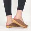 Ablanczoom Womens Loafers Flats Shoes: Comfort Round Toe Slip on Soft Moccasins Dressy Loafer for Driving Walking(Light Brown)