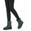 Ablanczoom Womens Winter Snow Boots With Warm Fur Lining Comfortable Booties Non Slip Waterproof Outdoor Shoes(Green)