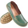 Ablanczoom Womens Loafers Flats Shoes: Comfort Round Toe Slip on Soft Moccasins Dressy Loafer for Driving Walking(Army Green)