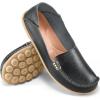 Ablanczoom Womens Loafers Flats Shoes: Comfort Round Toe Slip on Soft Moccasins Dressy Loafer for Driving Walking(Black)