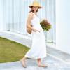 Ablanczoom Ballet Flats Shoes for Women: Round Toe Slip on Summer Comfortable Dress Shoes for Work Casual Wedding(Beige)
