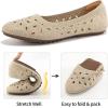 Ablanczoom Ballet Flats Shoes for Women: Round Toe Slip on Summer Comfortable Dress Shoes for Work Casual Wedding(Beige)