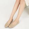 Ablanczoom Ballet Flats Shoes for Women: Round Toe Slip on Summer Comfortable Dress Shoes for Work Casual Wedding(Beige)