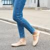 Ablanczoom Mary Jane Flats for Women: Dressy Round Toe Ankle Strap Ballet Flats Comfortable Dress Shoes for Work Office Business(Brown)