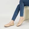 Ablanczoom Mary Jane Flats for Women: Dressy Round Toe Ankle Strap Ballet Flats Comfortable Dress Shoes for Work Office Business(Nude)