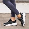 Ablanczoom Womens Sneakers Walking Shoes: Slip on Casual Comfortable Breathable Cushion Tennis Shoe Workout Gym Training Sneaker(Black)