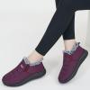 Ablanczoom Winter Snow Boots for Women – Waterproof Slip Resistant Outdoor Booties Comfortable Warm Fur Lined Slip On Womens Boot(Wine Red)