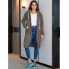 Ablanczoom Hoodies for Women Fashion Sweatshirts: Comfortable Full Zip Up Hoodie Womens Long Fleece Sweatshirt with Pockets(Coffee Grey)