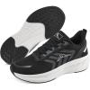 Ablanczoom Tennis Shoes Womens Sneakers: Non Slip Lightweight Slip On Walking Running Shoes for Gym Work Athletic(Black)