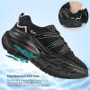 Ablanczoom Womens Sneakers Walking Shoes: Slip on Casual Comfortable Breathable Cushion Tennis Shoe Workout Gym Training Sneaker(All Black)