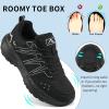 Ablanczoom Womens Sneakers Walking Shoes: Slip on Casual Comfortable Breathable Cushion Tennis Shoe Workout Gym Training Sneaker(All Black)