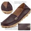 Ablanczoom Womens Loafers Flats Shoes: Comfort Round Toe Slip on Soft Moccasins Dressy Loafer for Driving Walking(Coffee)