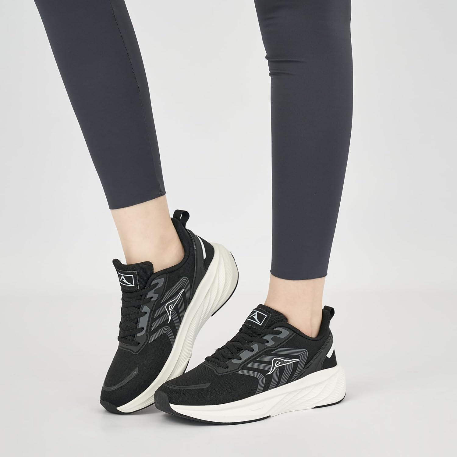 image:imageAblanczoom Womens Walking Shoes Breathable Mesh NonSlip Sole Lightweight Sneakers for Casual Athletic WorkoutBlack