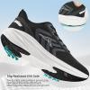 Ablanczoom Womens Walking Shoes Breathable Mesh Non-Slip Sole Lightweight Sneakers for Casual Athletic Workout(Black)