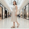 Ablanczoom Wedge Sandals for Women Summer: Comfortable Platform Slide Sandals – Casual Dressy Walking Shoes for Daily Wear(Beige)
