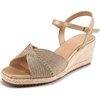 Ablanczoom Wedge Sandals for Women Espadrilles: Dressy Platform Open Toe Ankle Strap Summer Wedges Heels for Casual Vacation Travel Work